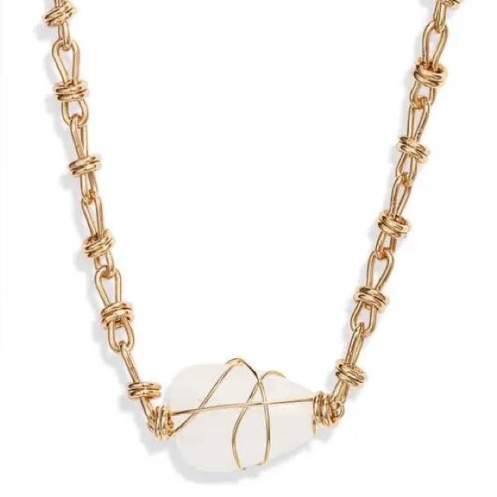 GAS BIJOUX | Marre Long Crystal Chain Necklace